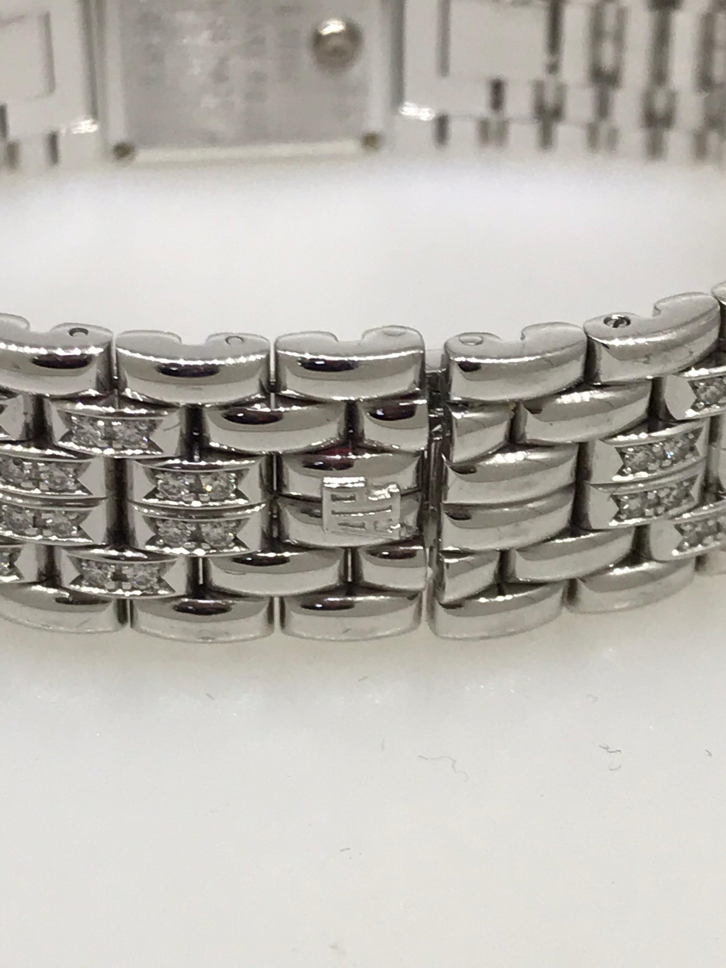 Audemars Piguet Charleston White Gold Diamond Bracelet Ladies Watch 67029BC New For Sale 2