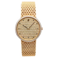 Audemars Piguet Cobra 31mm 18K Yellow Gold Sapphire Dial Watch