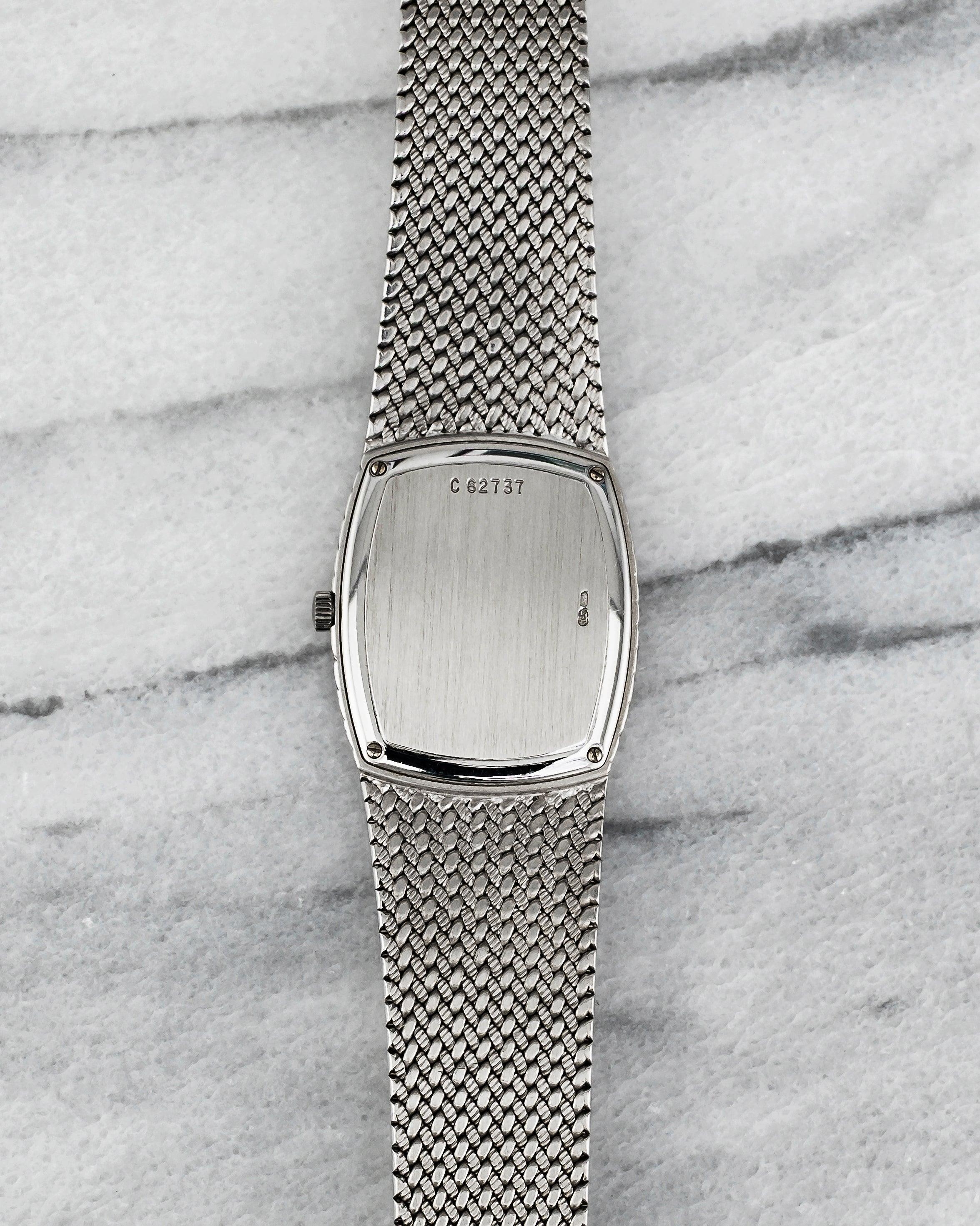 Audemars Piguet Cobra Diamant-Zifferblattuhr in 18K Weißgold, 1980er Jahre im Zustand „Gut“ im Angebot in New York, NY