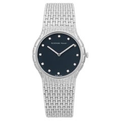 Reloj Audemars Piguet Cobra Ronde 31mm Oro Blanco 18K Esfera Diamante Negro Unisex