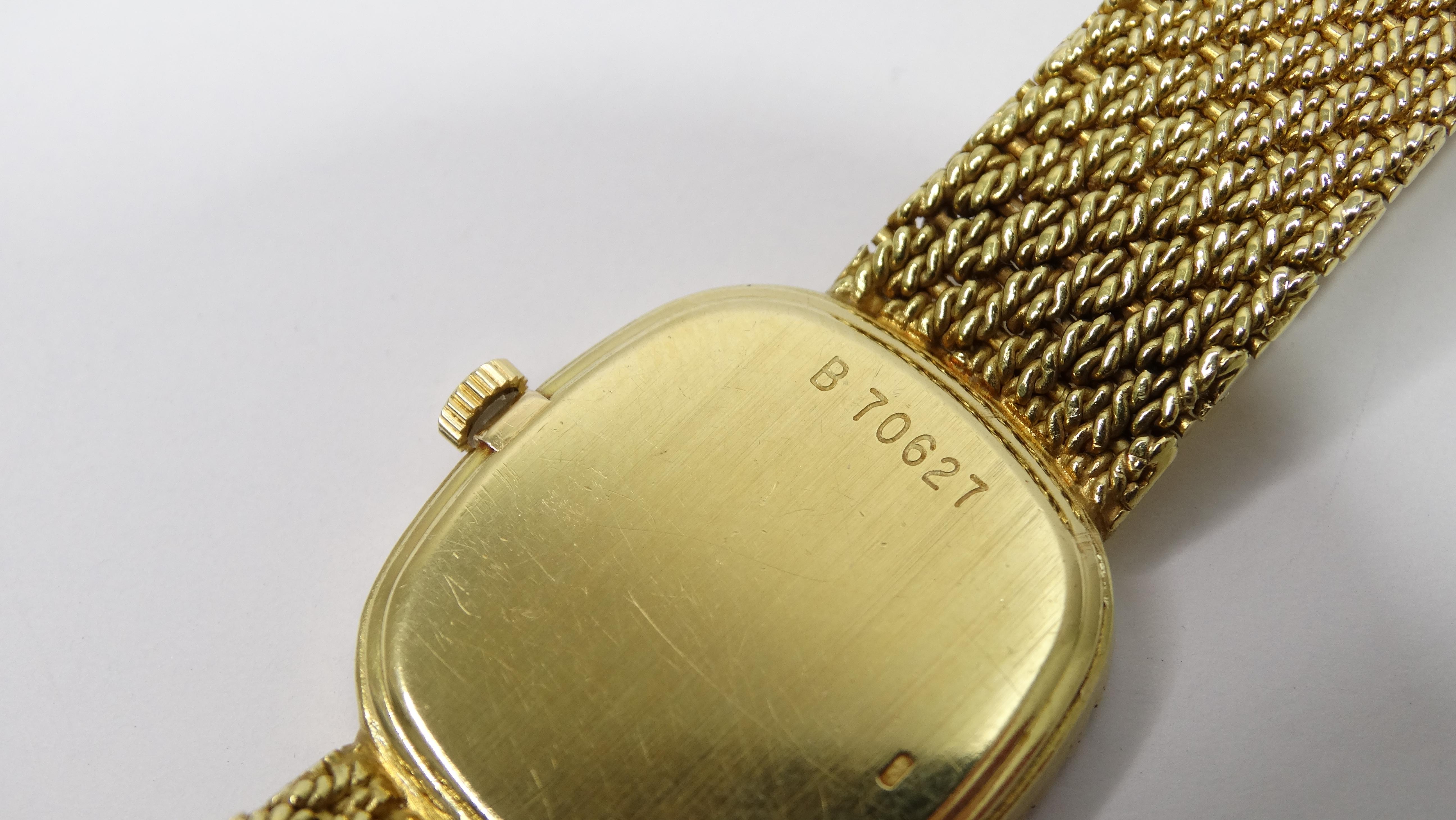 Round Cut Audemars Piguet Diamond and 18k Gold Watch