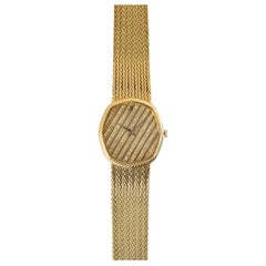 Audemars Piguet Diamond Pave Dial Uhr in 18K Gelbgold, 1980er Jahre