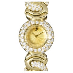 Audemars Piguet Diamond Set Yellow Gold Cocktail Dress Watch 