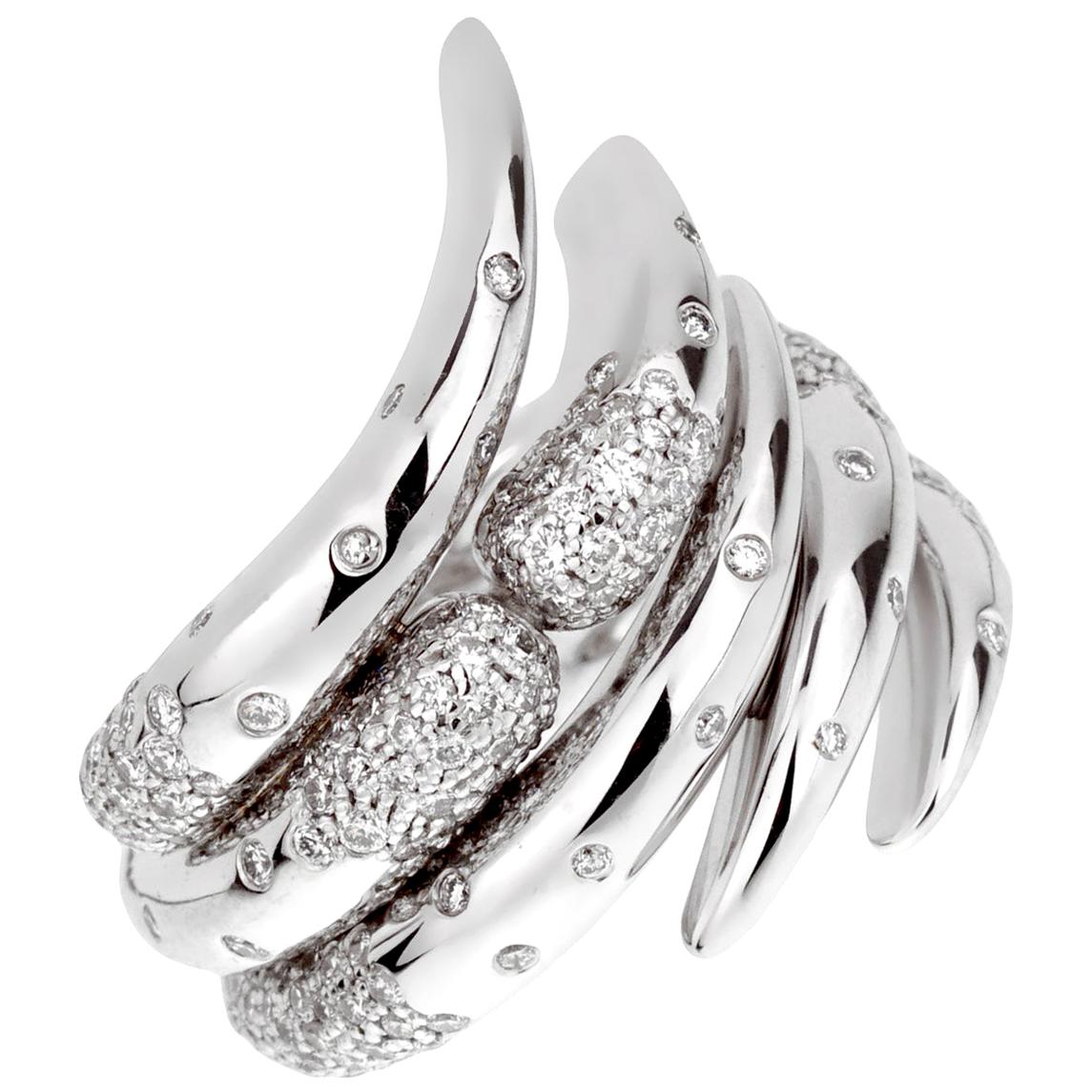 Audemars Piguet Diamond White Gold Cocktail Ring