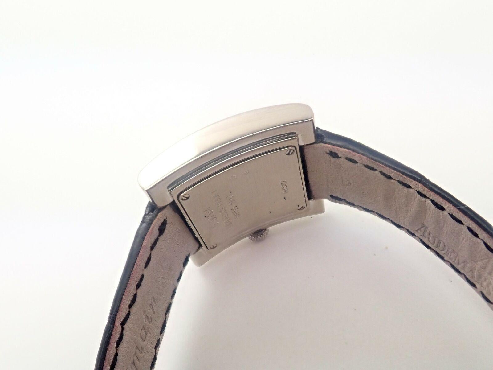 Audemars Piguet Diamond White Gold Ladies Watch In Excellent Condition For Sale In Holland, PA