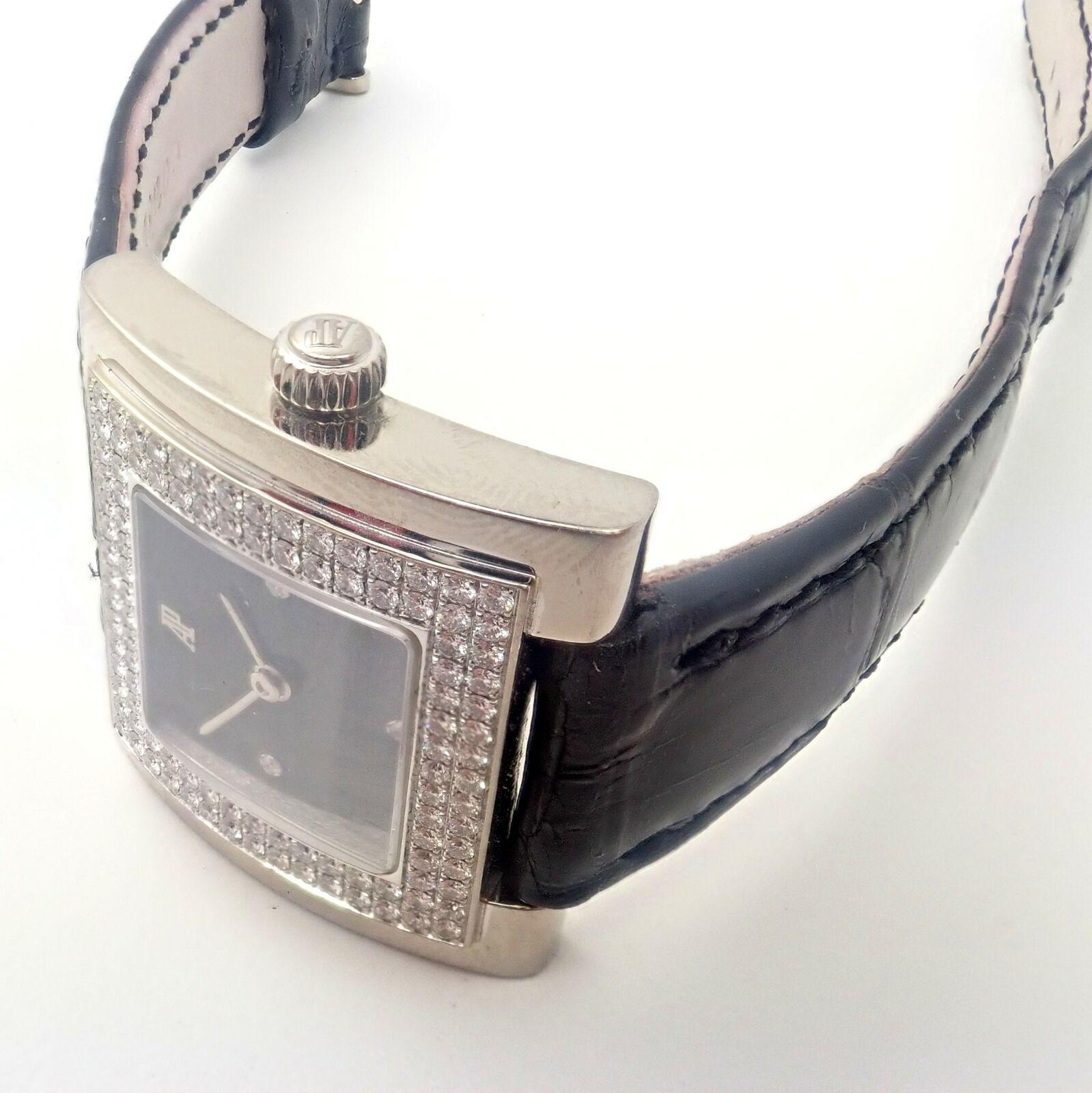 Women's or Men's Audemars Piguet Diamond White Gold Ladies Watch For Sale