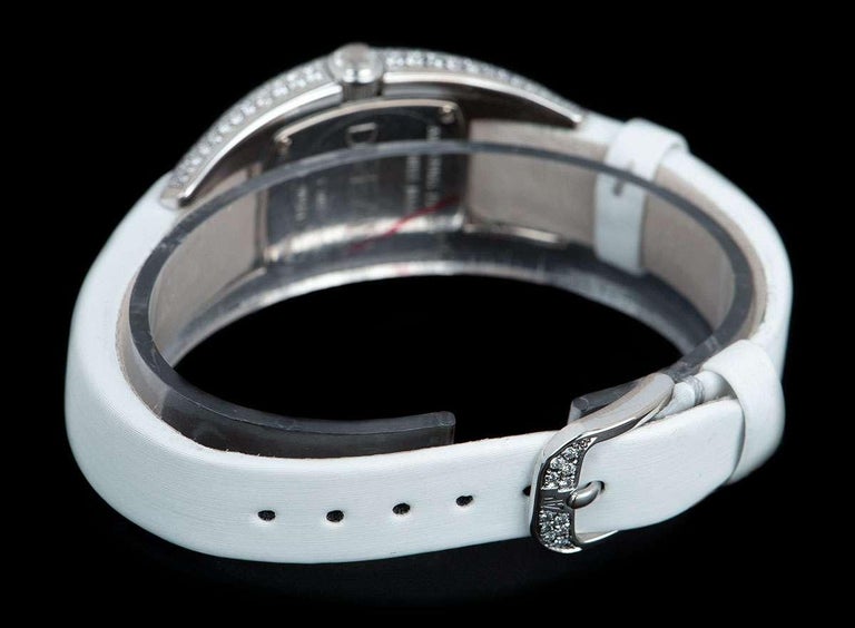 Audemars Piguet Dream Ladies Silver Guilloche Dial Diamond Set Watch For Sale 1