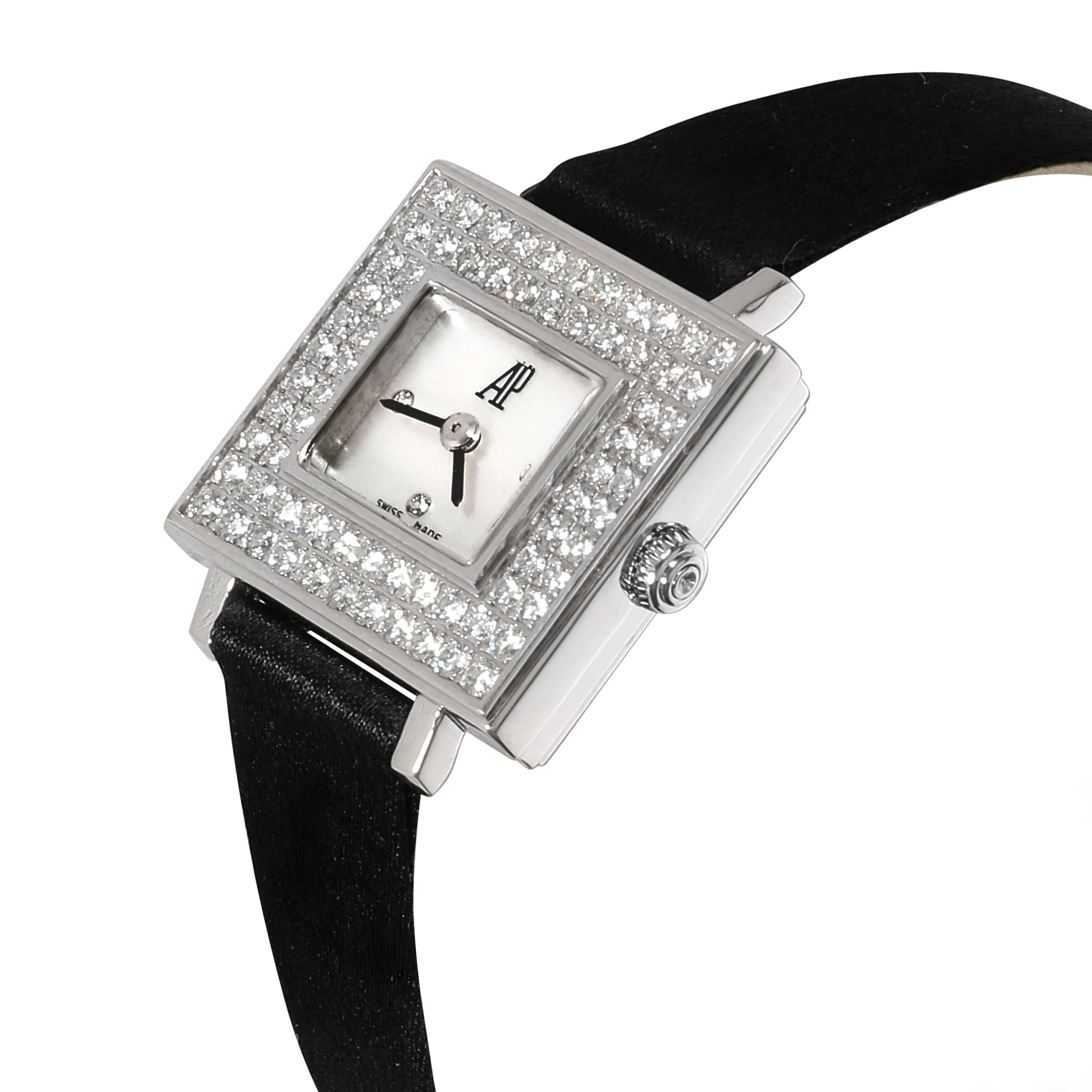 Audemars Piguet Dress 67345BC/Z/0001CR/01 Women's Watch in 18kt White Gold In Excellent Condition In New York, NY