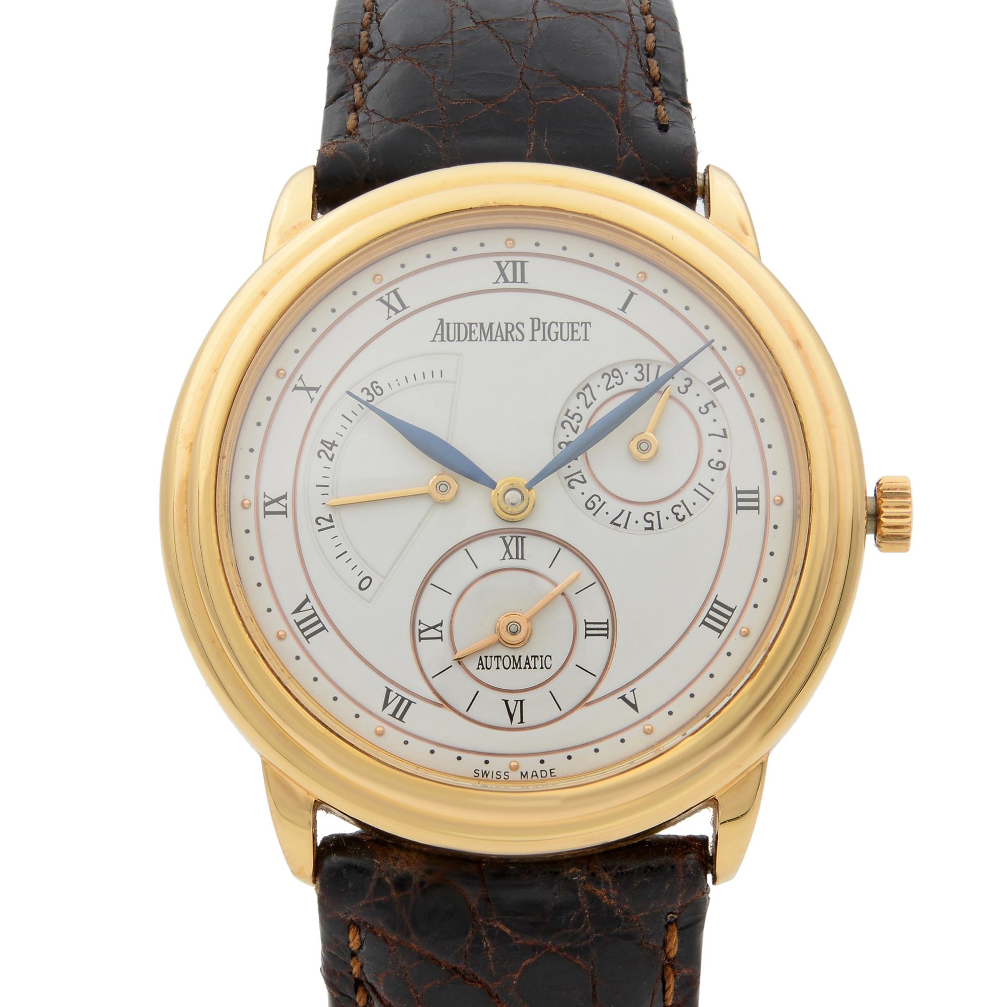 power reserve markers have minor damage near No 36. No Original Box and Papers are not included comes with a Chronostore presentation box and authenticity card. Covered by a one-year Chronostore warranty.
