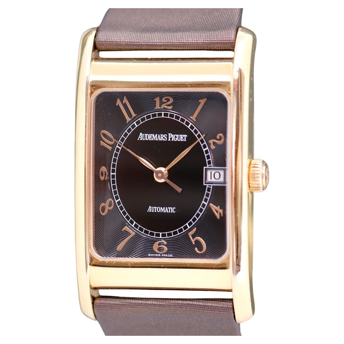 Audemars Piguet Edward Rosegold Automatic Wrist Watch Ref. 15015OR For Sale
