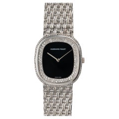 Audemars Piguet Ellipse 29mm Quadrante in onice e diamanti 18k WG anni
80