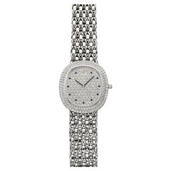 Audemars Piguet Feather 18K White Gold Pave Sapphire Dial Quartz 31 mm