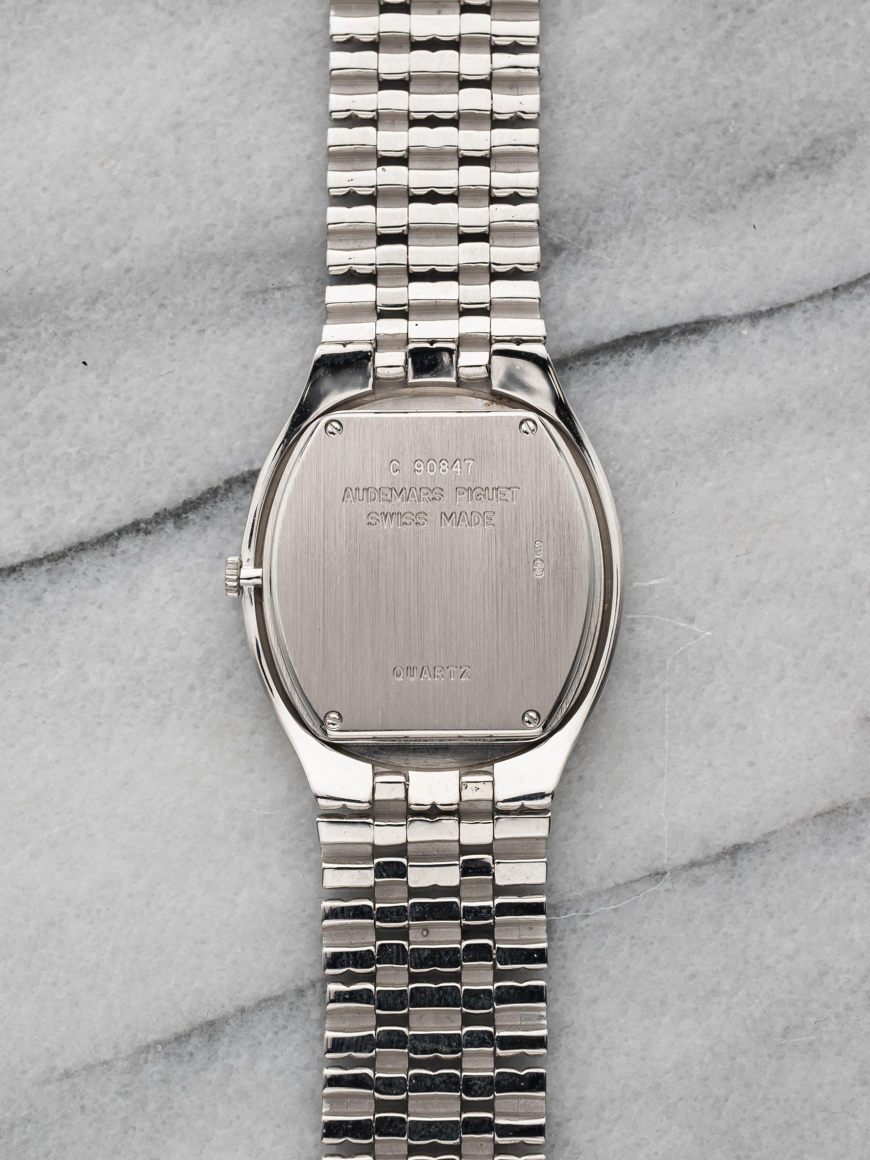 Audemars Piguet Feather - Quadrante e lunetta con diamanti. In condizioni buone in vendita a New York, NY