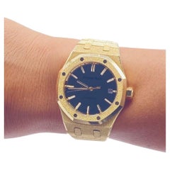 Audemars Piguet Gold Ap Limited Edition Royal Oak By Carolina Bucci Watch