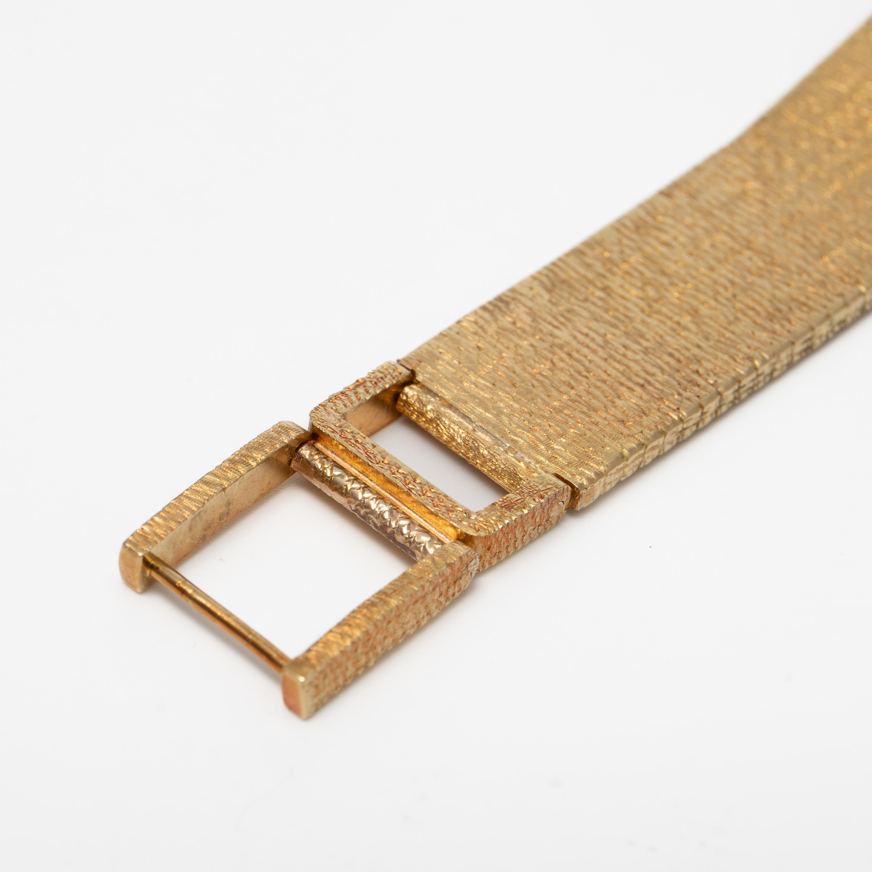 Audemars Piguet Gold Diamond and Stone Dial Ladies Wrist Watch at 1stDibs