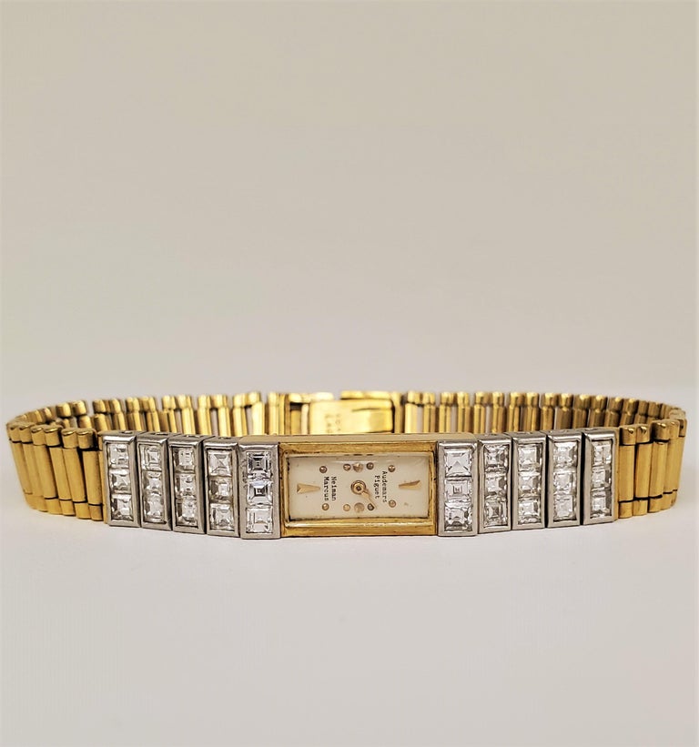 Audemars Piguet Gold Platinum Diamond Ladies Watch at 1stDibs