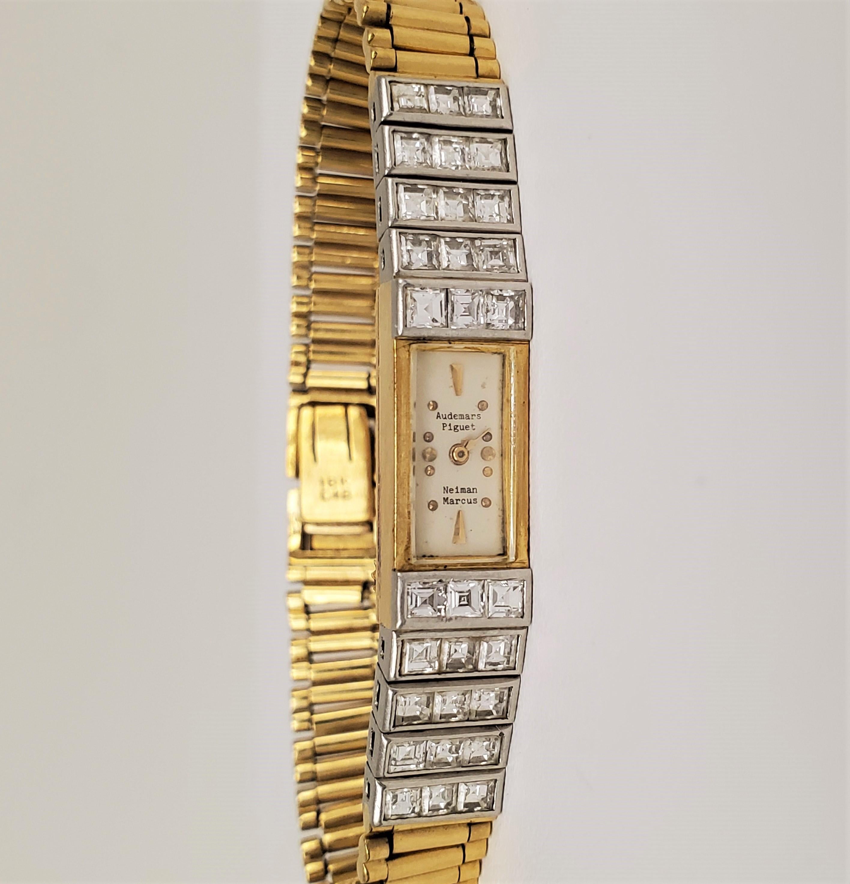 Audemars Piguet Gold Platinum Diamond Ladies Watch 1