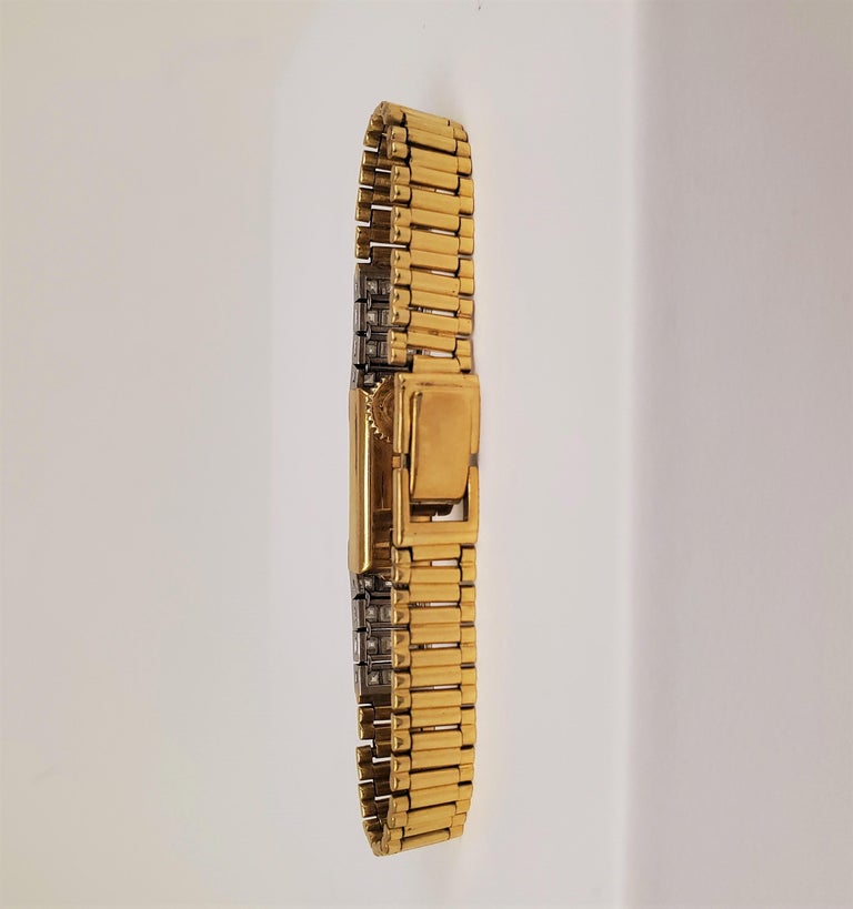 Audemars Piguet Gold Platinum Diamond Ladies Watch at 1stDibs