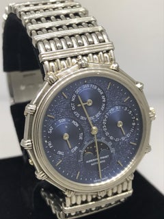 Audemars Piguet Quantieme Perpetual Calendar Moonphase Platinum Men's Watch