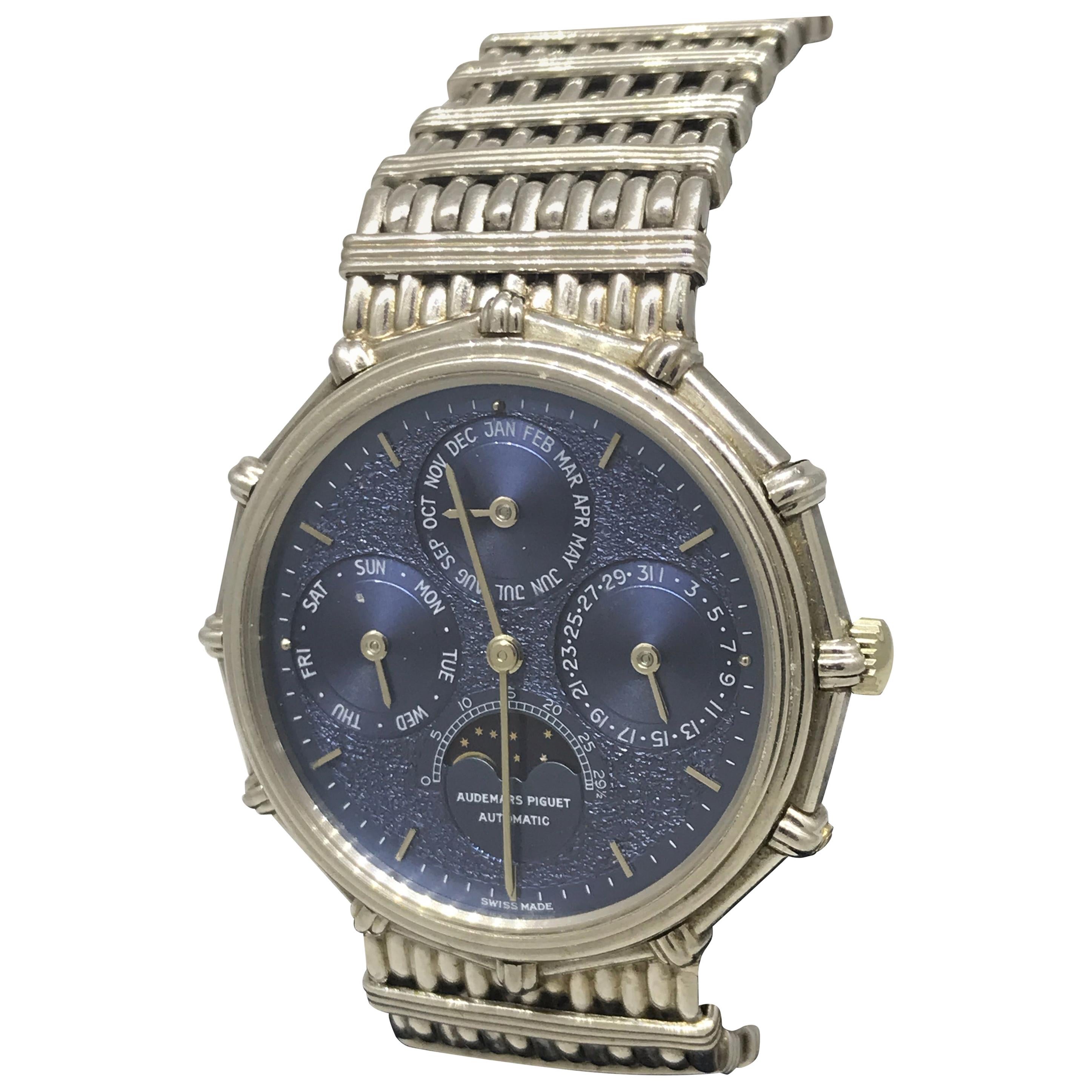 Audemars Piguet Quantieme Perpetual Calendar Moonphase Platinum Men s Audemars Piguet Quantieme Perpetual Calendar Moonphase Platinum Men s