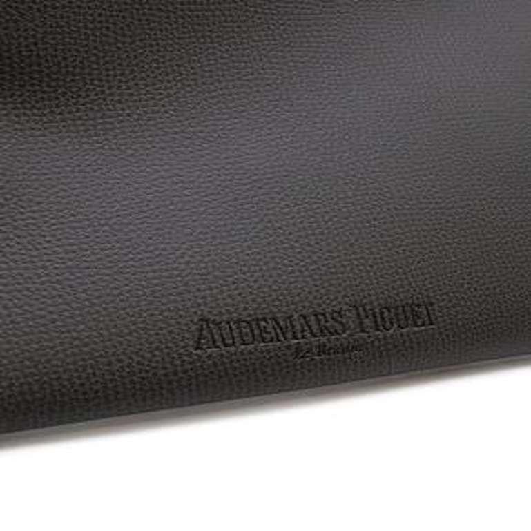 Audemars Piguet Grey Leather Pouches Set of 3 Sizes For Sale 5