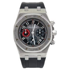 Audemars Piguet Grey Stainless Steel Rubber Royal Oak City of Sails