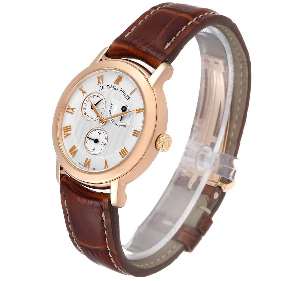 Audemars Piguet Jules 18k Rose Gold Men's Watch 25955OR Box Papers For Sale 1