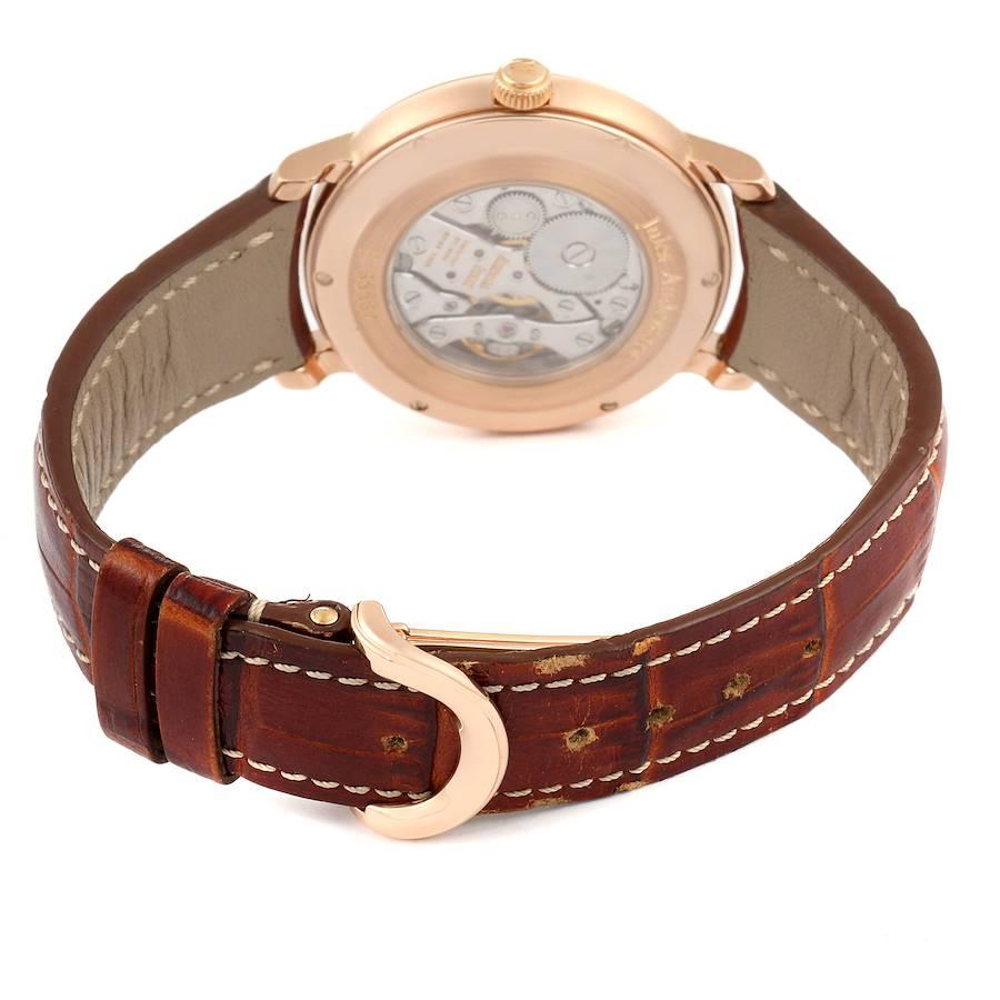 Audemars Piguet Jules 18k Rose Gold Men's Watch 25955OR Box Papers For Sale 4