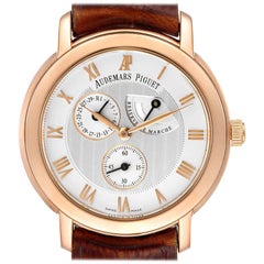 Audemars Piguet Jules 18k Rose Gold Men's Watch 25955OR Box Papers