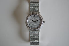 Audemars Piguet Jules Audemars 18K Weißgold Pavé Diamant Ungetragen Vollständiger Satz