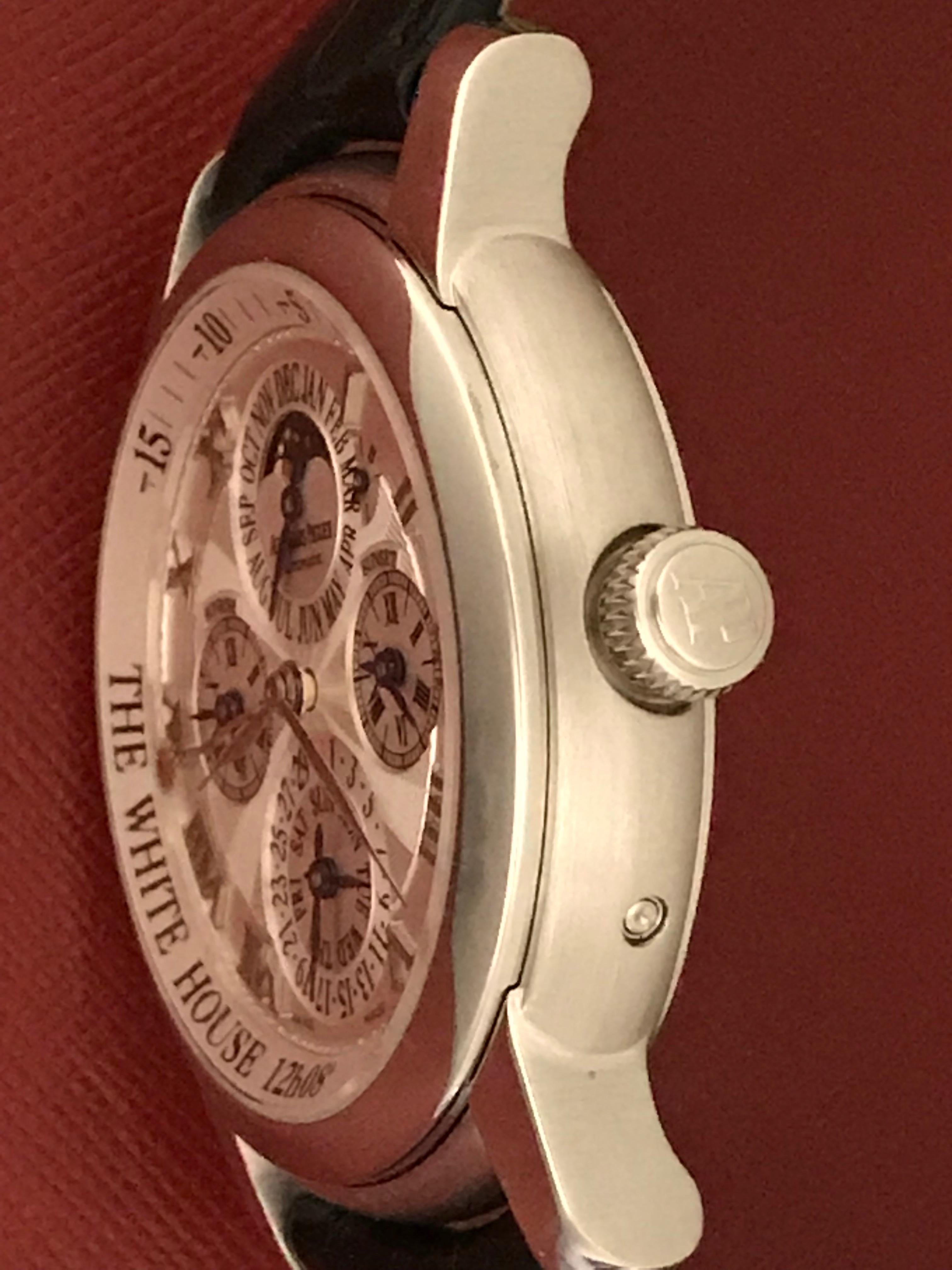 Contemporary Audemars Piguet Jules Audemars Clinton Foundation Equation of Time Wristwatch