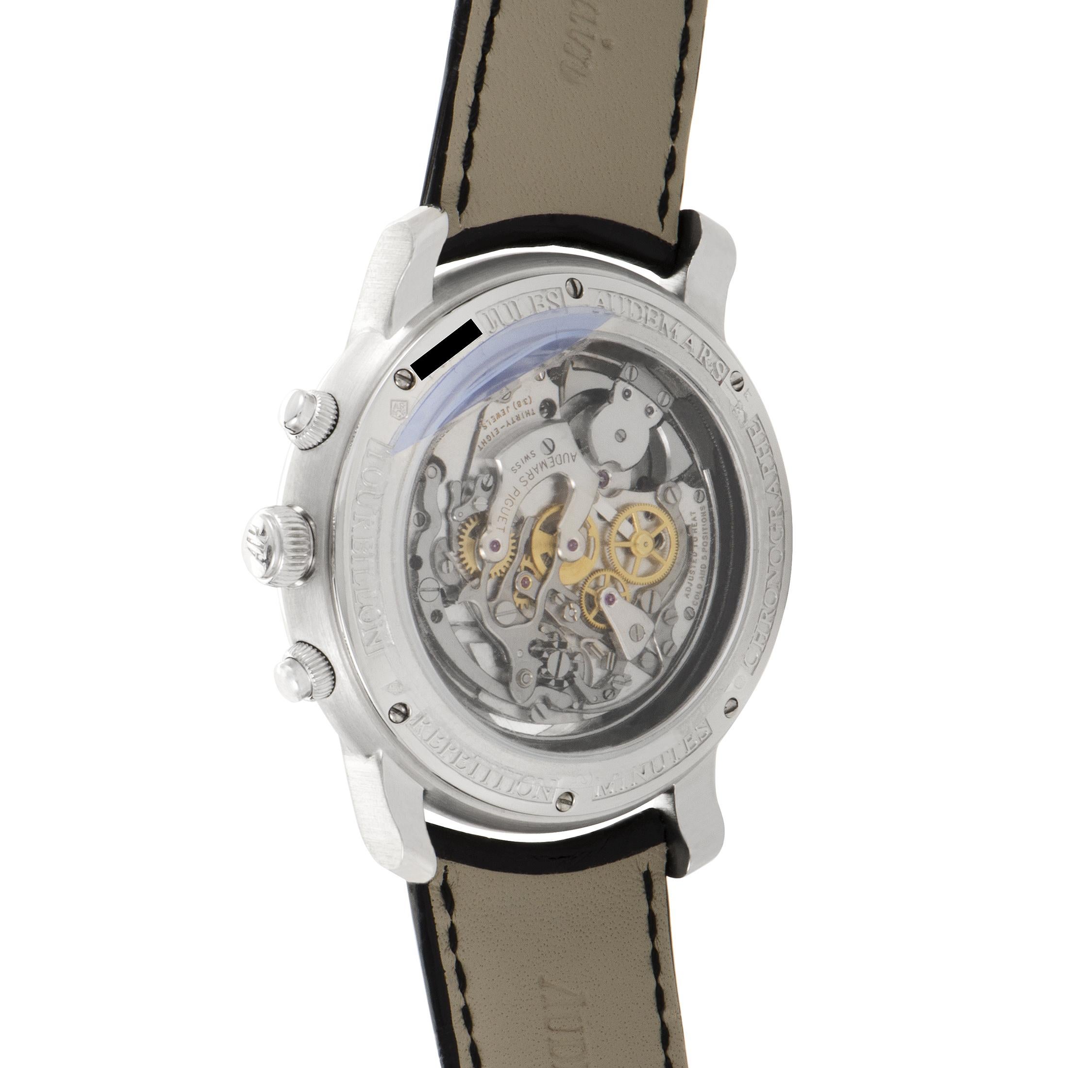 Audemars Piguet Jules Audemars Minute Repeater Tourbillon 26050PT.OO.D002CR.01 In New Condition In Southampton, PA