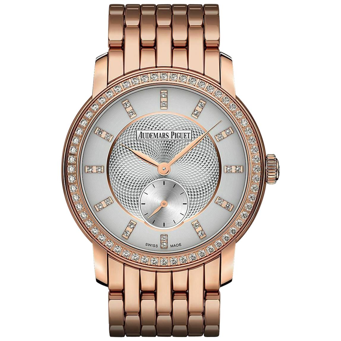 Audemars Piguet Jules Audemars Small Seconds 18K Rose Gold Watch For Sale