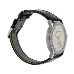 Audemars Piguet "Jules Audemars" White Gold Diamond Bezel manual Wristwatch