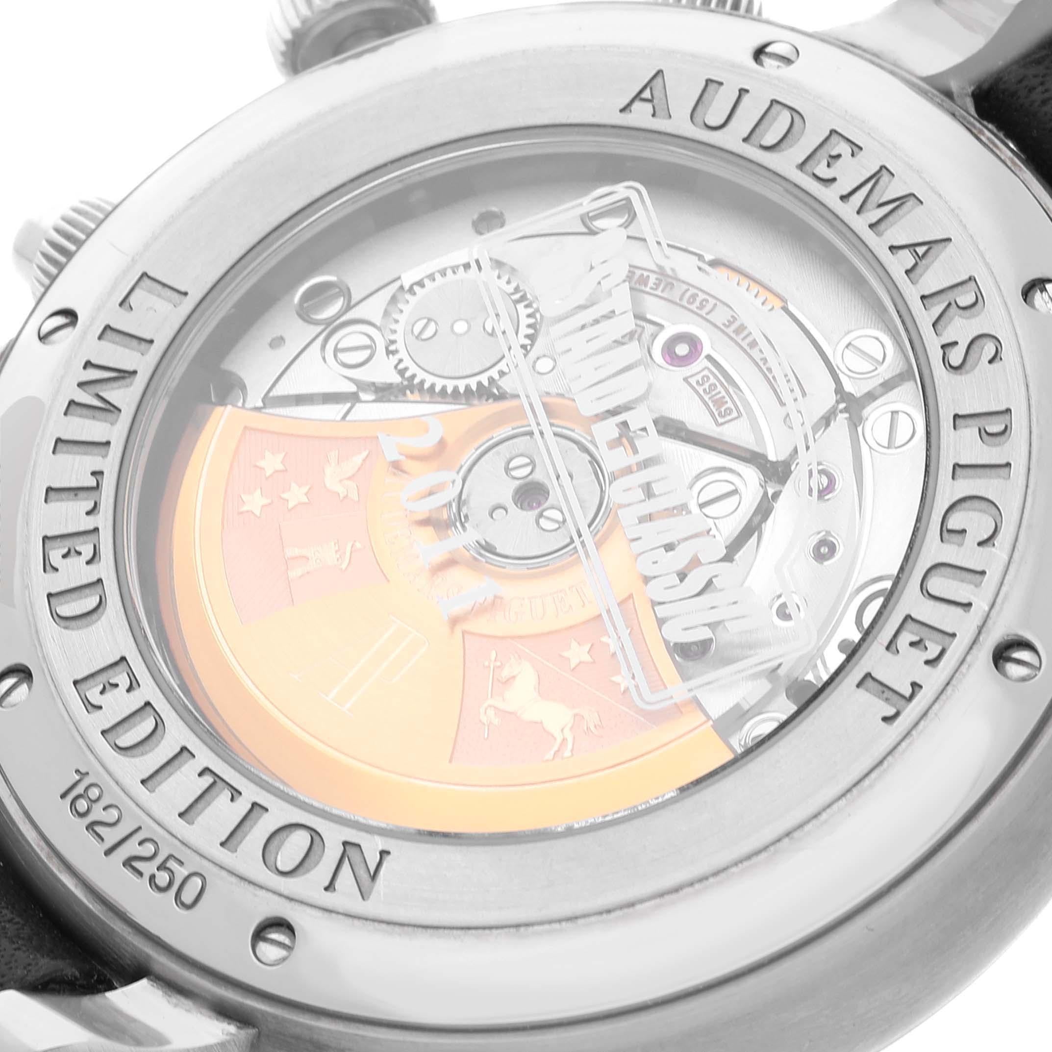 Audemars Piguet Jules Gstaad Classic Limitierte Auflage Titan Herrenuhr 26558TI im Angebot 3