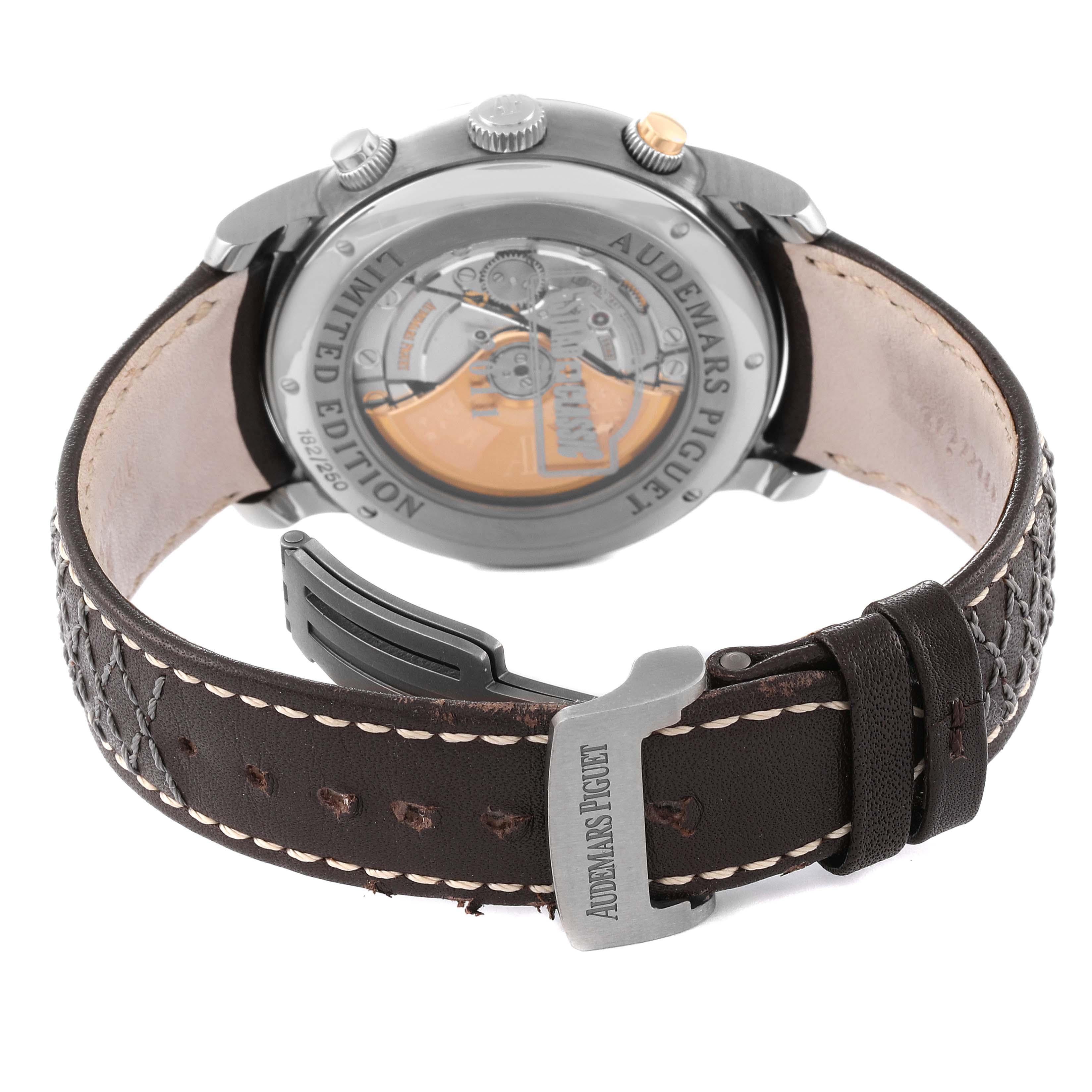 Audemars Piguet Jules Gstaad Classic Limitierte Auflage Titan Herrenuhr 26558TI im Angebot 4