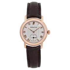 Audemars Piguet Jules Small 28 18k Rose Gold Silver Dial Ladies Watch 772080R