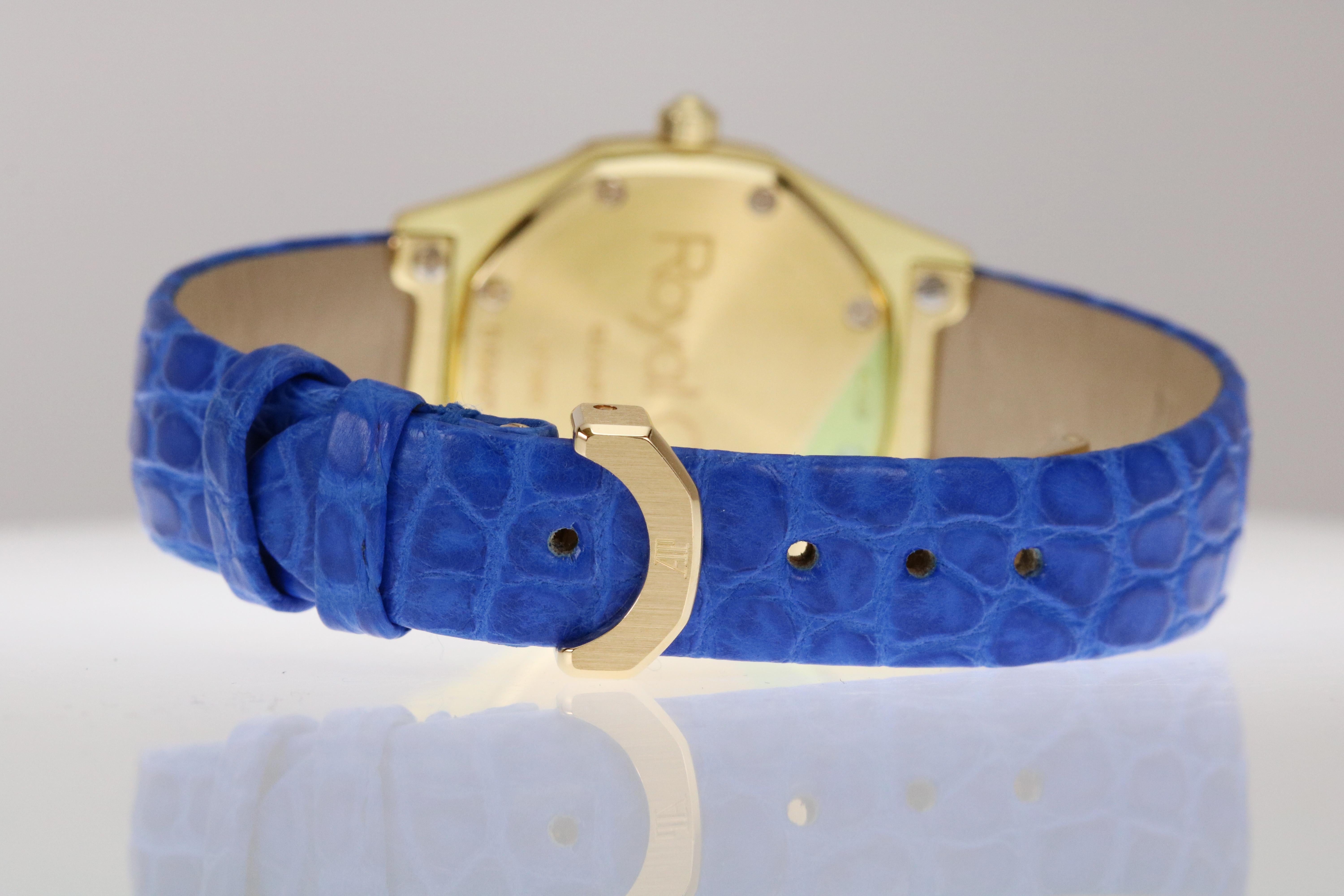 Audemars Piguet Ladies Yellow Gold Royal Oak Quartz Wristwatch 3