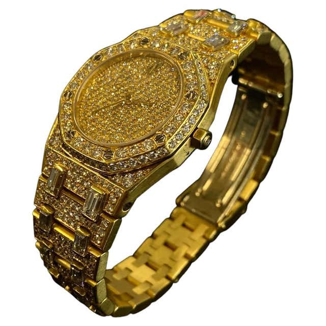 Audemars Piguet Yellow Gold Enamel Dress Wristwatch, 1950s at 1stDibs ...