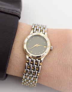 Audemars Piguet Meridian 18K gold&steel ladies watch, Quartz AP 2610, 1989