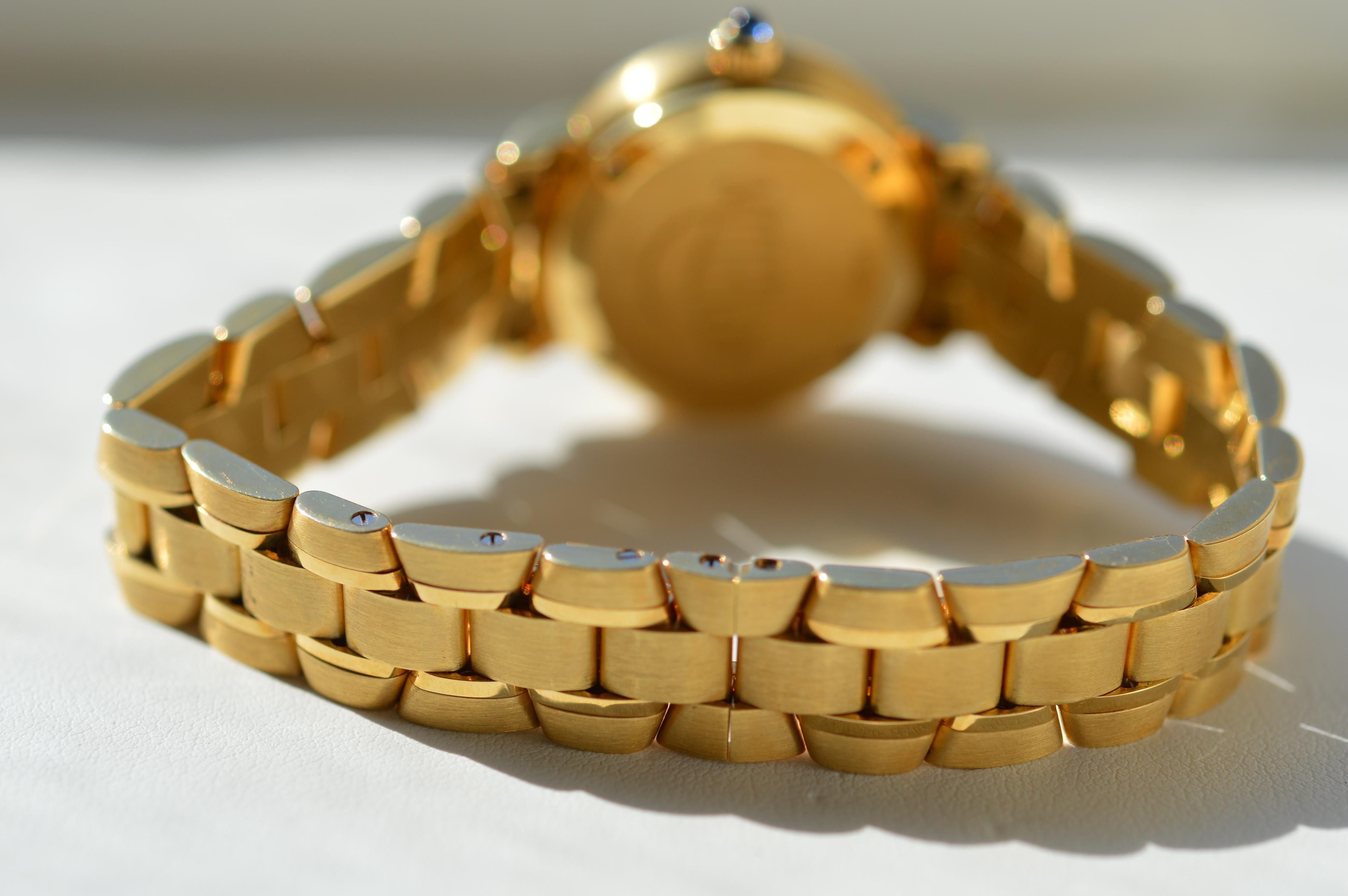 Audemars Piguet Milenary 18k Yellow Gold Diamond Index Unworn Full Set In New Condition For Sale In Geneva, CH