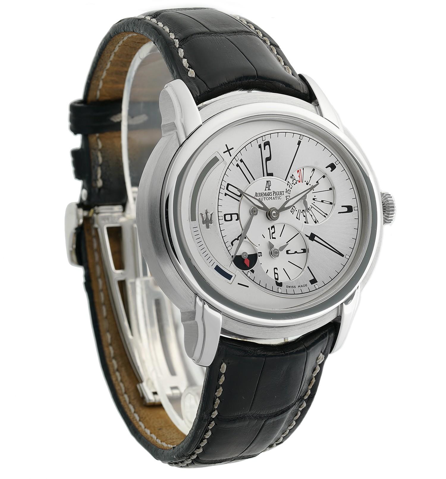 Audemars Piguet Millenary 26150ST.OO.D084CU.01, Silver Dial In Excellent Condition In Miami, FL