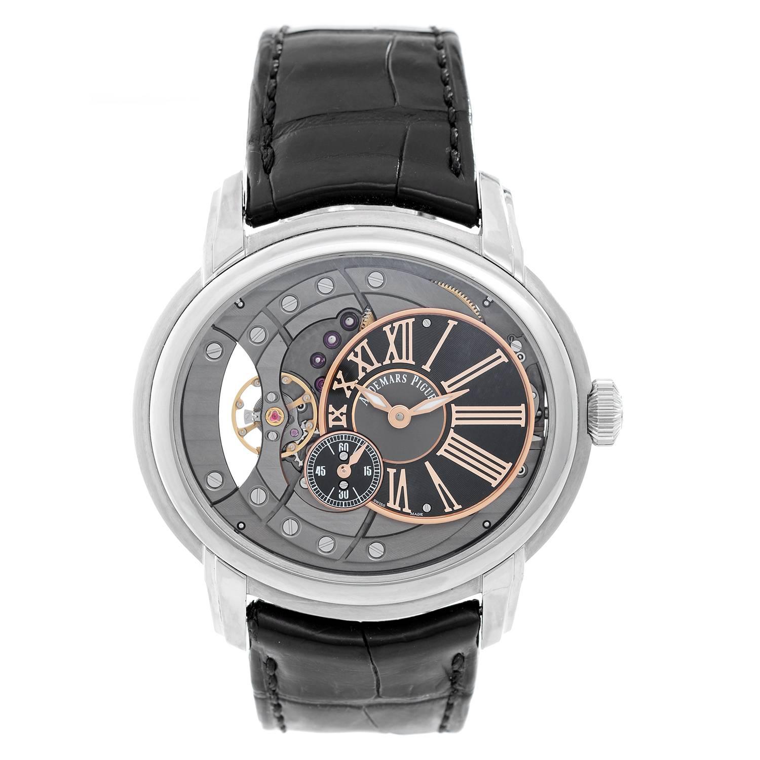 Audemars Piguet Stainless Steel Millenary 4101 Automatic Wristwatch