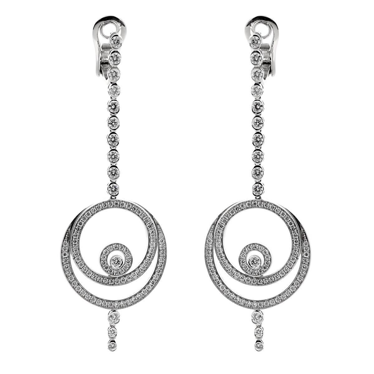 Audemars Piguet Millenary Diamond Drop Earrings For Sale