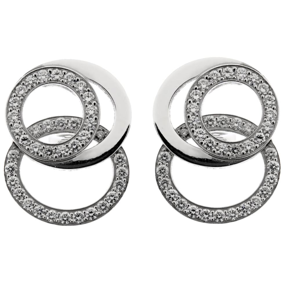 Audemars Piguet Millenary Diamond Earrings For Sale