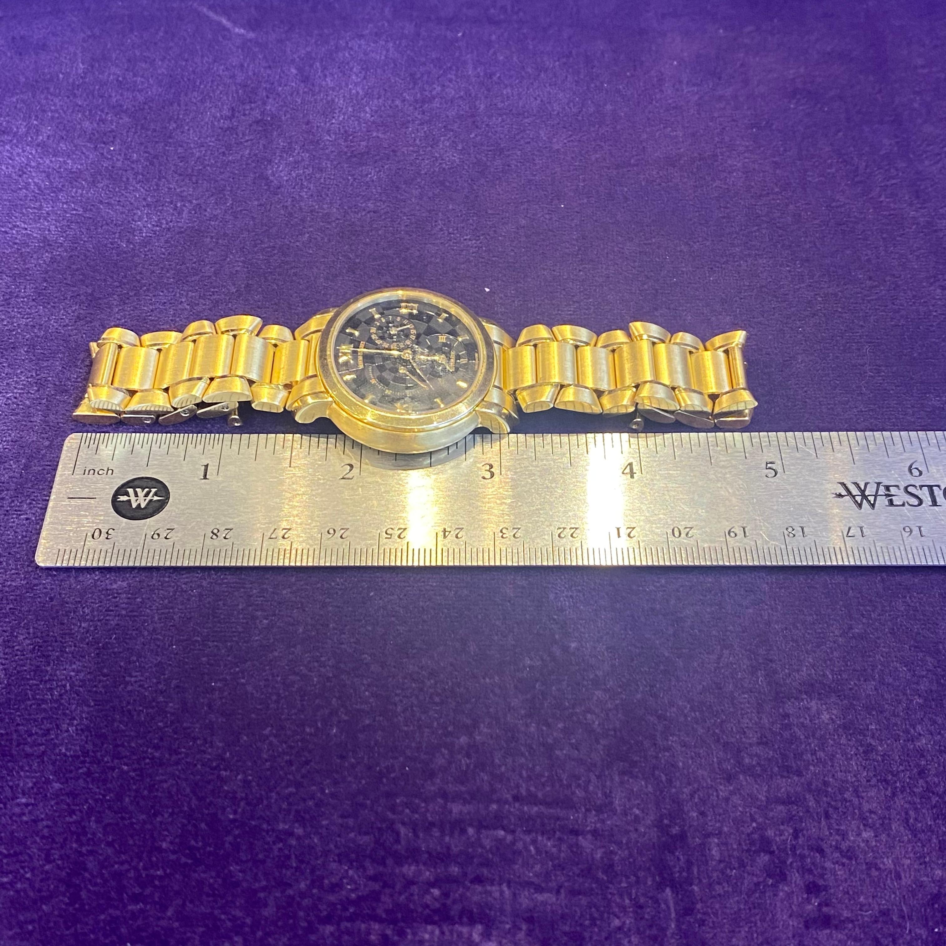Audemars Piguet Millenary Kasparov Gold Watch In Excellent Condition In New York, NY