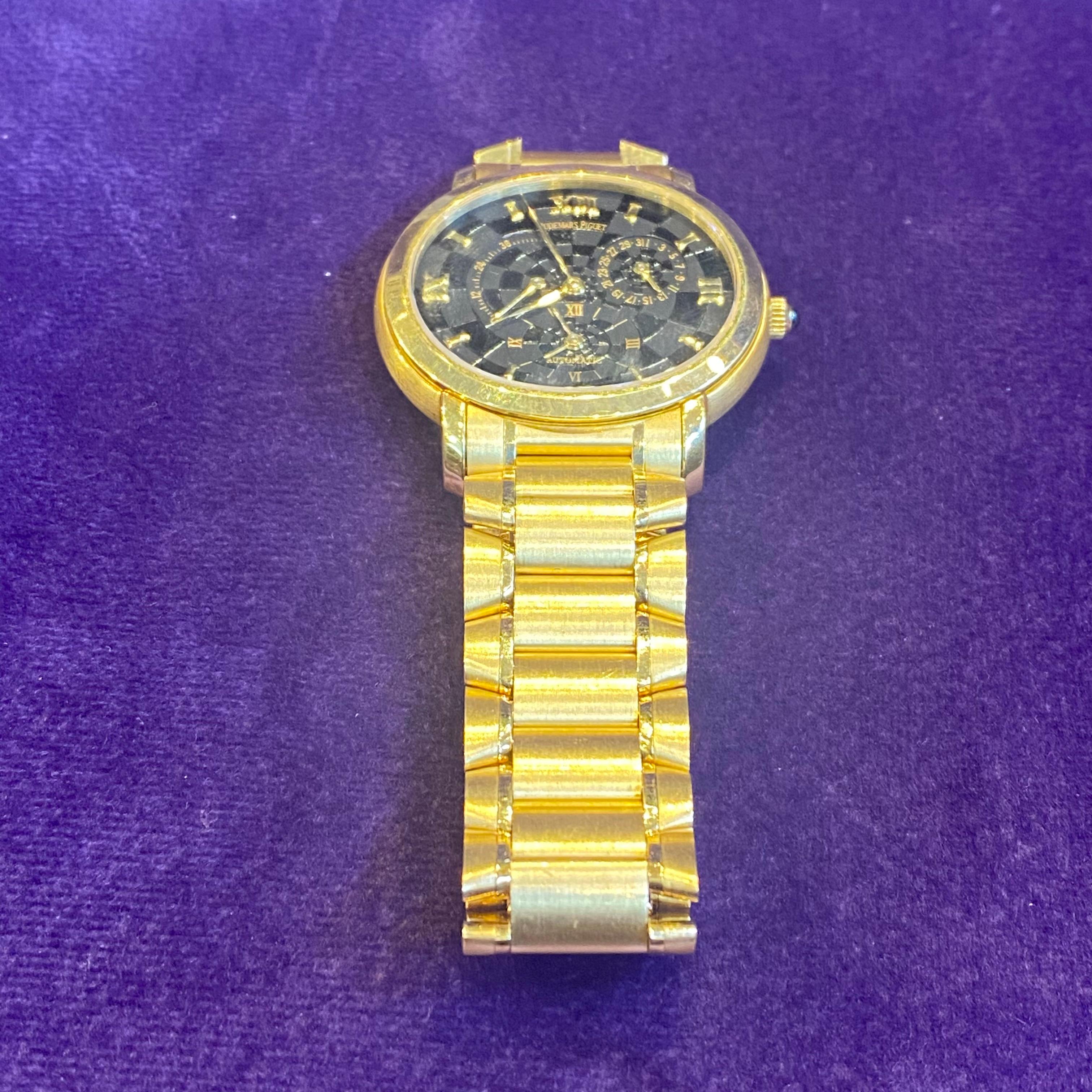 Audemars Piguet Millenary Kasparov Gold Watch For Sale 1