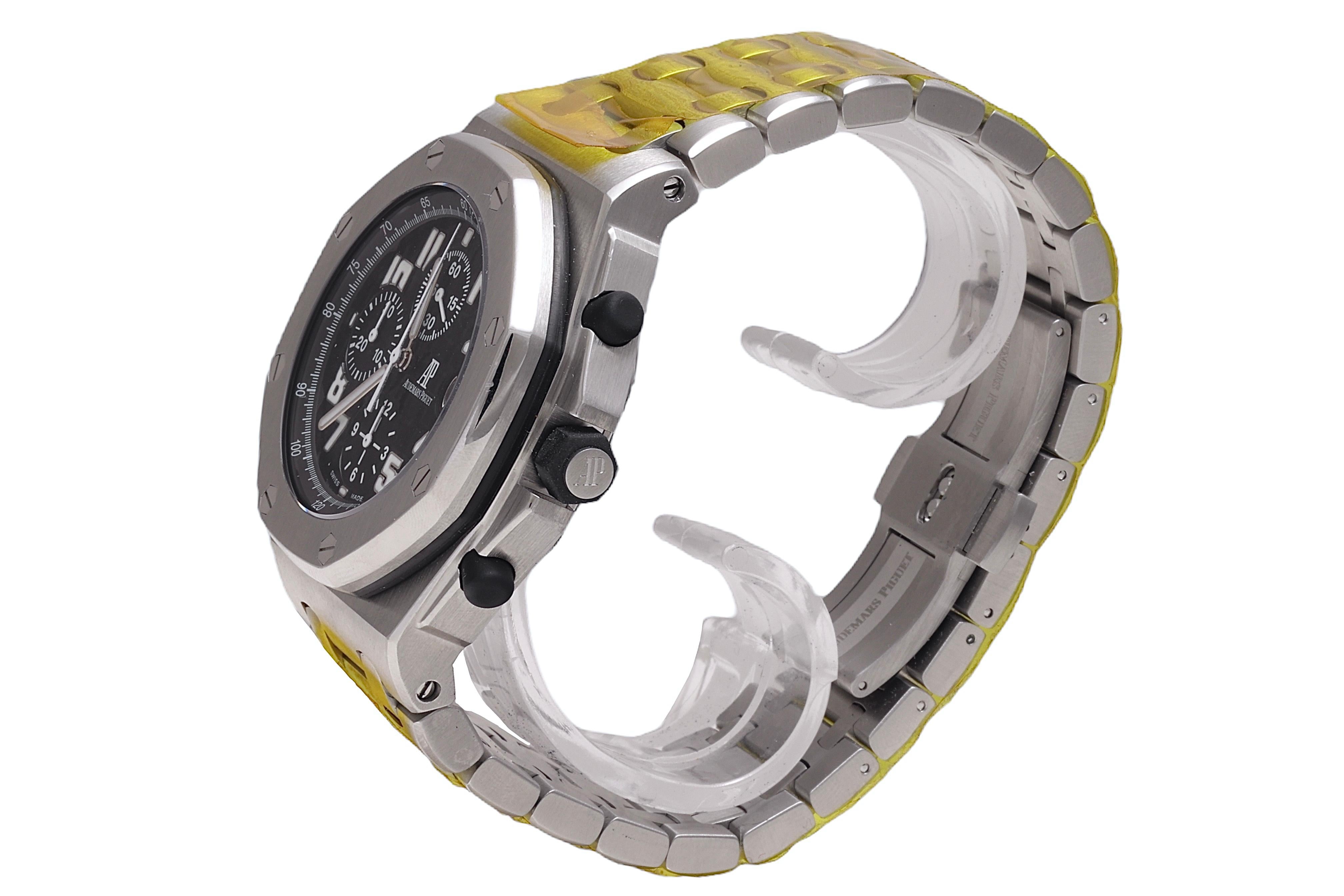 Audemars Piguet Off Shore Chronographe, Extract/Boîte/révision Réf. 26020ST en vente 1