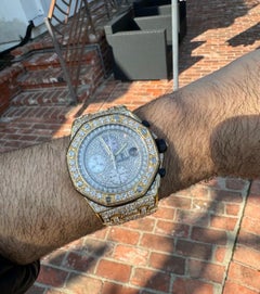 AUDEMARS PIGUET OFFSHORE 42MM BRICK VS CUSTOM DIAMOND WATCH amazing piece
