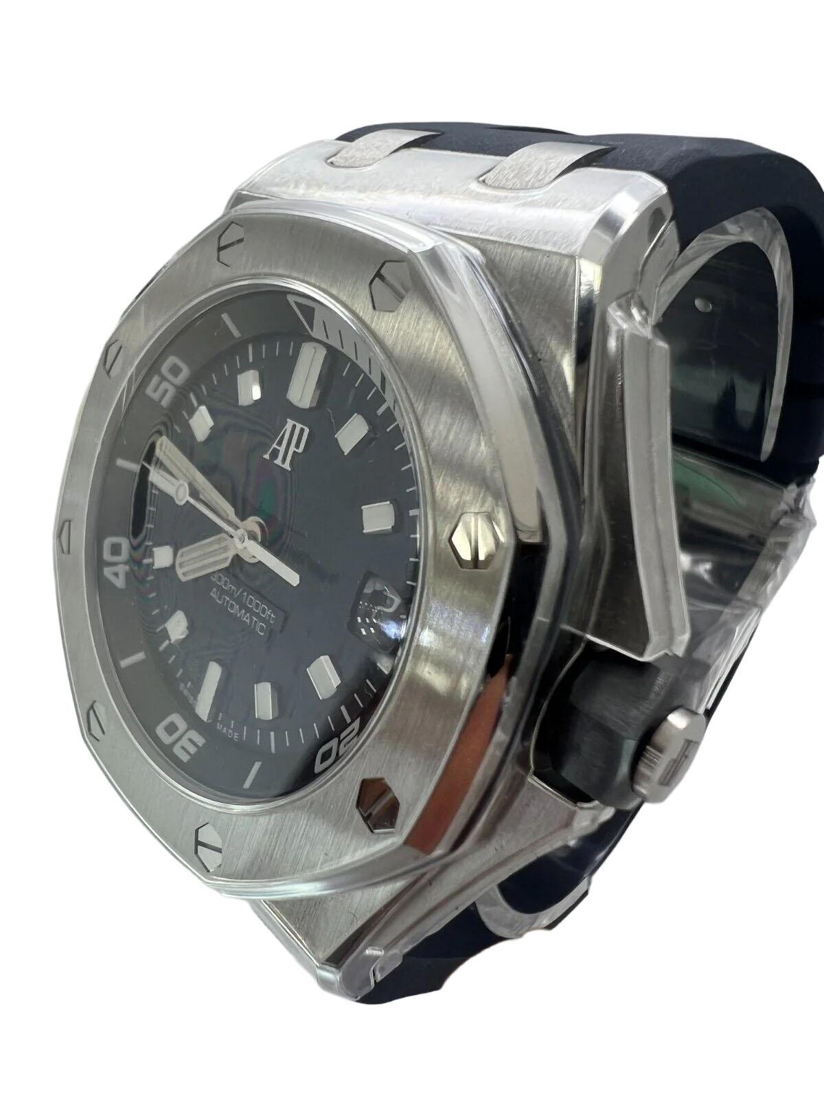 Introducing the exquisite Audemars Piguet Offshore 16020SG Blue Men's Watch, a breathtaking timepiece that embodies luxury and precision. This brand new watch is an unparalleled addition to any discerning collector's collection, featuring a stunning